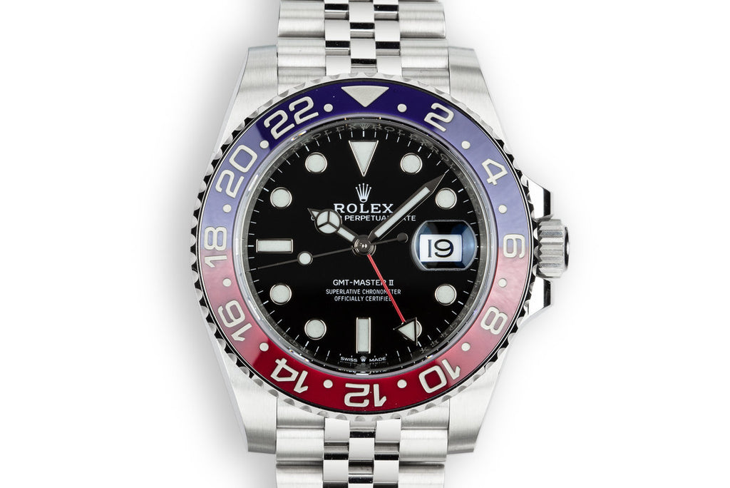 2018 Rolex Ceramic GMT-Master II 126710BLRO with Box and Papers