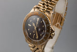 1975 Rolex 18K YG GMT-Master 1675 Brown Nipple Dial