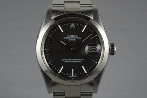 1972 Rolex Date 1500 Black Dial