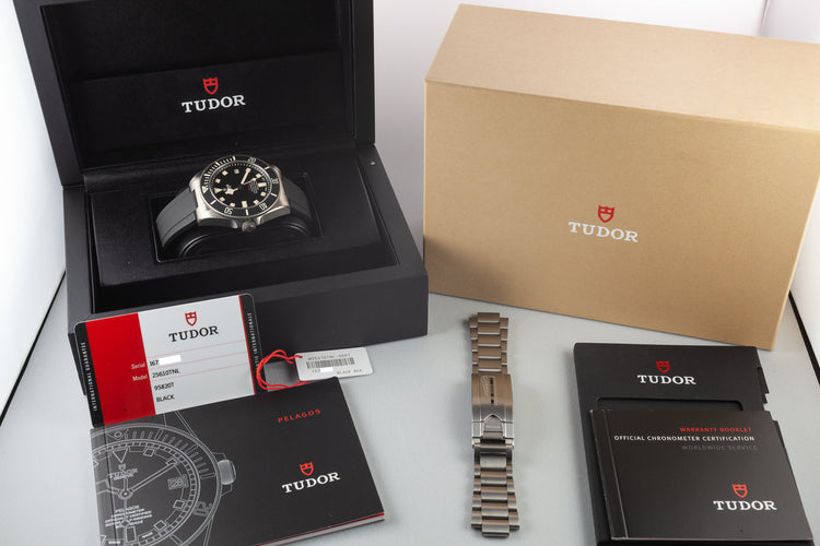 2016 Titanium Tudor Pelagos LHD 25610TNL with Box and Papers