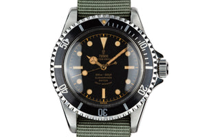 1963 Tudor Gilt Submariner 7928 with Pointed Crown Guard Case