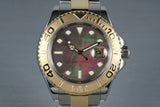2003 Two Tone Rolex Yachtmaster 16623 MOP with Box and Papers