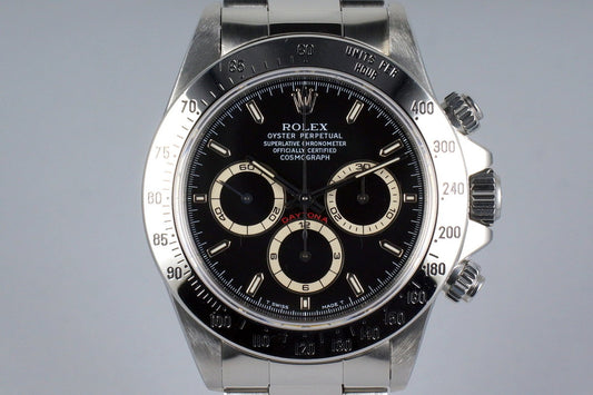 1997 Rolex Zenith Daytona 16520 Black Dial