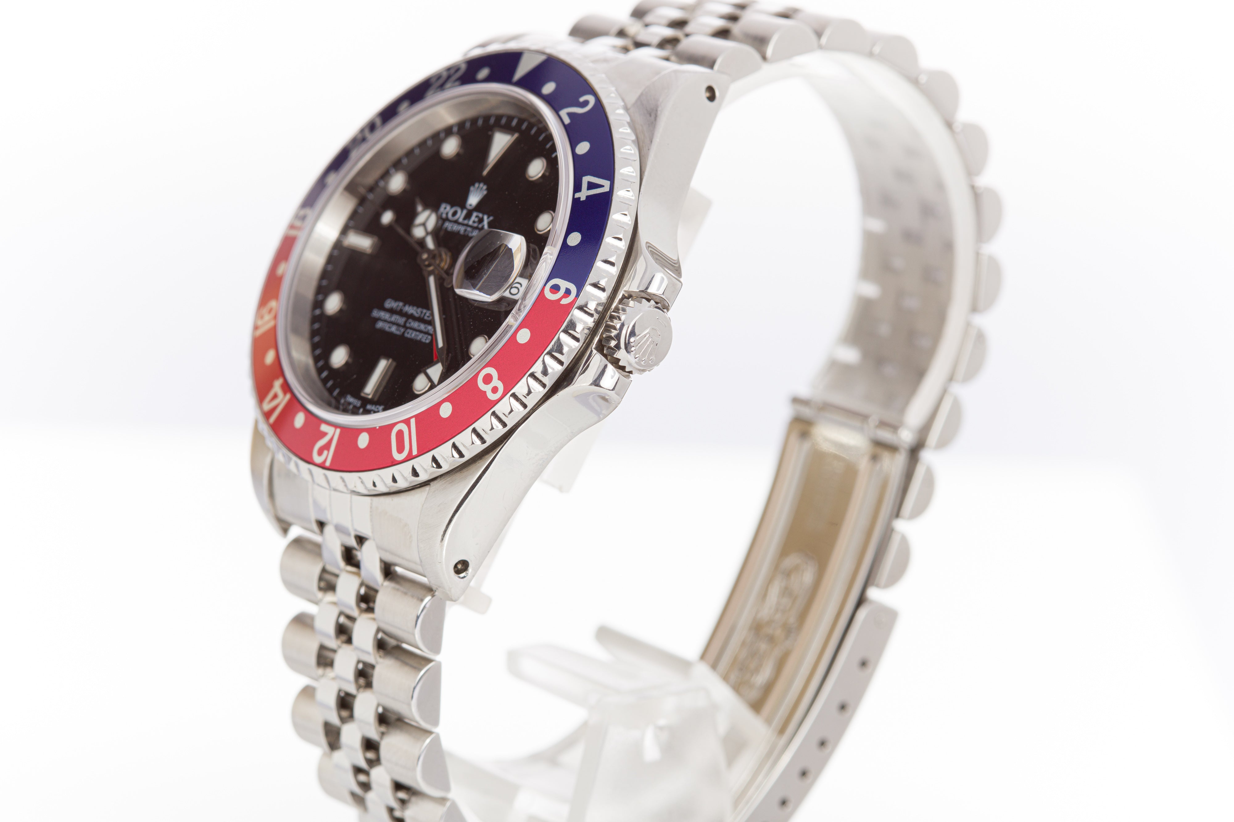 HQ Milton - 1997 Rolex GMT Master II Pepsi 16710 with Jubilee
