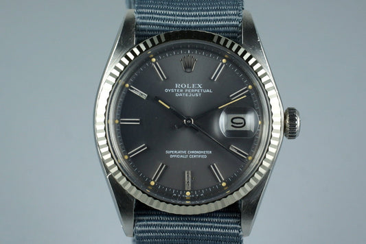 1972 Rolex DateJust 1601 Gray Sigma Dial