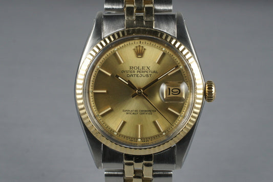 1972 Rolex Two Tone DateJust 1601
