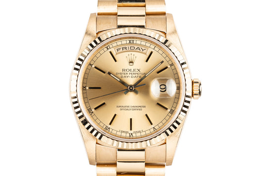 1995 Rolex 18K YG Day-Date 18238