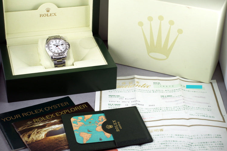 2001 Rolex Explorer II 16570 with Box and Japanese Papers