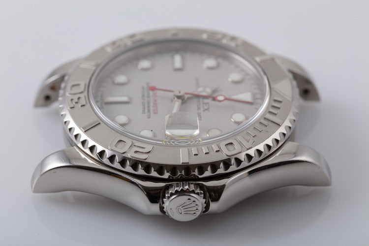 2006 Rolex Yacht Master Midsize Steel Platinum 35mm 168622 with Box & Papers