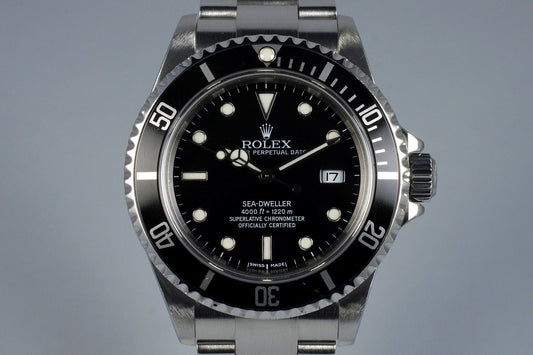 1999 Rolex Sea Dweller 16600