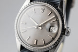 1968 Rolex DateJust 1603 Grey "London Sky" Dial with White Print