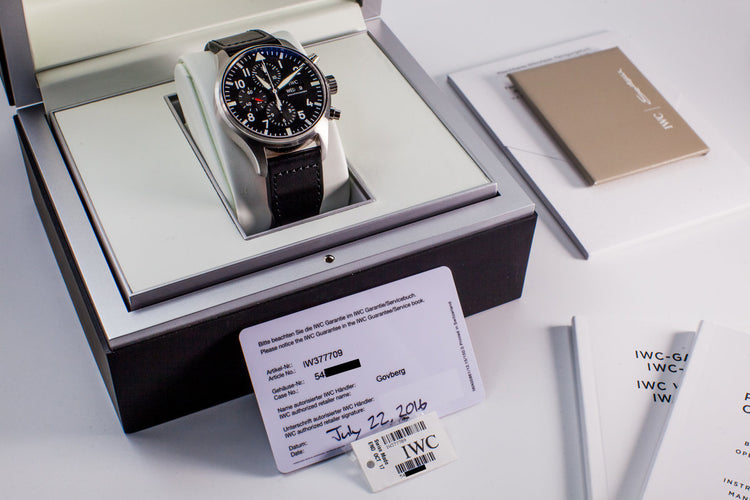 2016 IWC IW377709 with Box and Papers