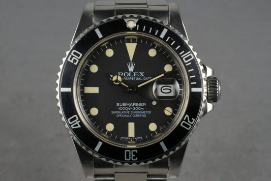 1982 Rolex Submariner 16800