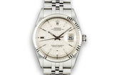 1976 Rolex DateJust 1601 with Silver Linen Sigma Dial
