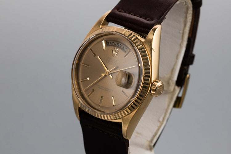 1971 Rolex 18K YG Day-Date 1803 with Brown "London Sky" Sigma Dial