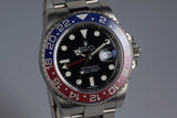 2014 Rolex WG GMT II 116710BLRO with Box and Papers