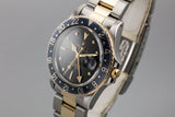 1981 Rolex Two-Tone GMT-Master 16753 Black Nipple Dial with Box and Papers