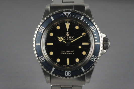 1966 Rolex Submariner 5513 Glossy Gilt Dial