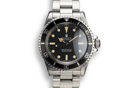 1970 Rolex Submariner 5513 Serif Dial