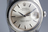 1964 Rolex Datejust 1601 with None Lume Dial and None Lume Sword Hands