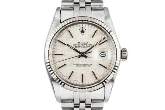1983 Rolex DateJust 16014 Linen Dial