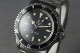 1982 Rolex Submariner 5513 with Maxi Mark V Dial with Box and Papers