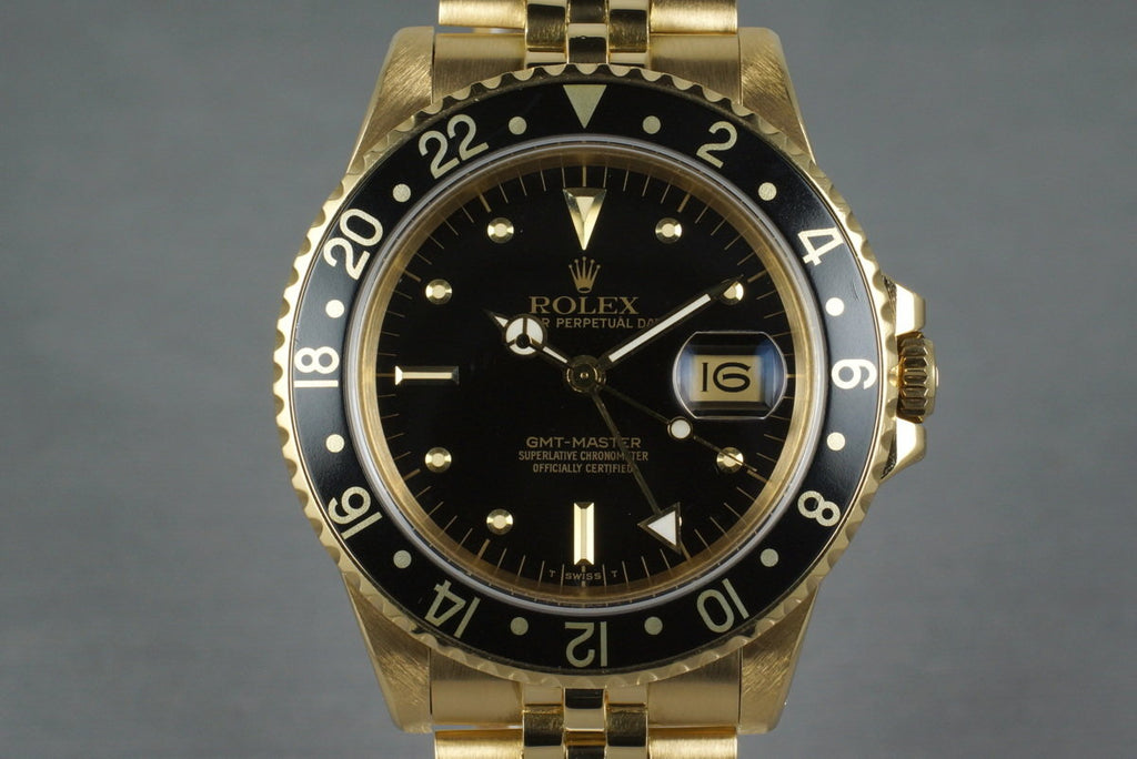 1985 Rolex YG GMT 16758