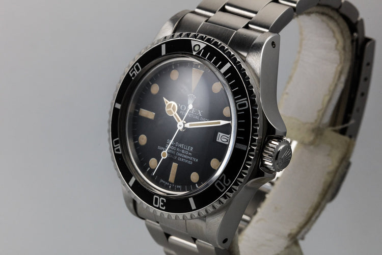 1978 Rolex Sea-Dweller 1665 with Service Papers