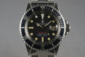 1970 Rolex Red Submariner 1680 with Mark IV Dial