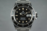 1987 Rolex Submariner 168000 with Box and Papers