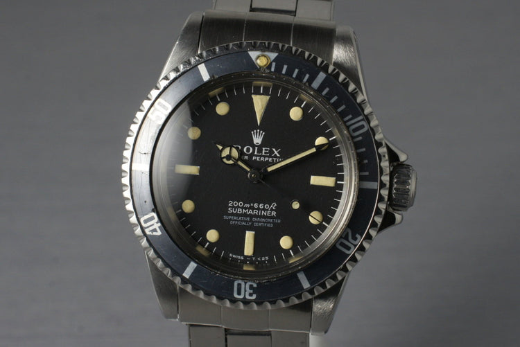 1967 Rolex Submariner 5512 Meters First with Box and Papers