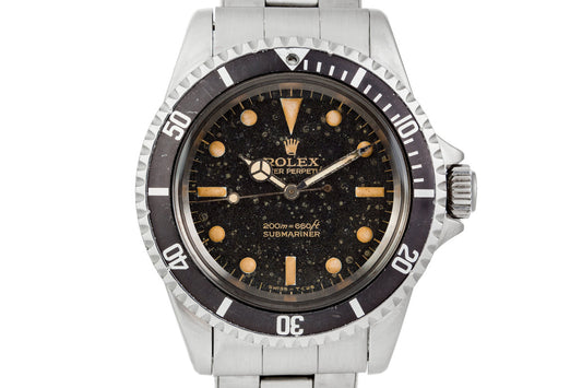 1965 Rolex Submariner 5513 with Bart Simpson Gilt Dial