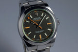 2009 Rolex Milgauss Green 116400V with Box and Papers