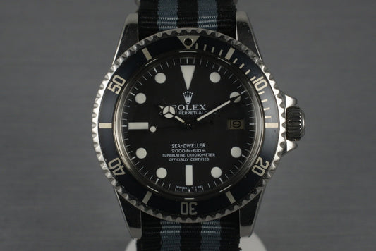 1978 Rolex Sea Dweller 1665 Mark I Dial