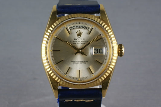 Rolex Vintage 18K YG President 1803 with Silver Dial