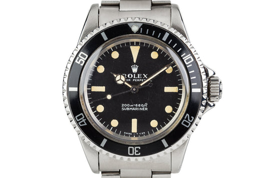 1967 Rolex Submariner 5513 Meters First Dial