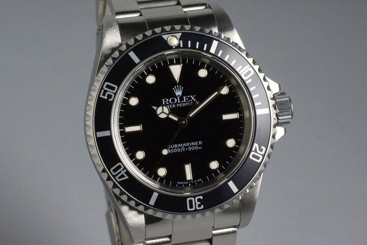 1997 Rolex Submariner 14060 with Box and Papers