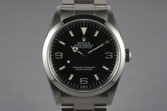 1999 Rolex Explorer 14270 with Box and Papers