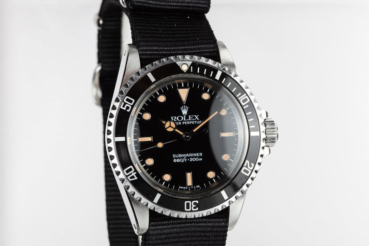 1985 Rolex Submariner 5513 Glossy Dial