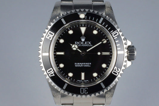 2002 Rolex Submariner 14060M with Box and Papers