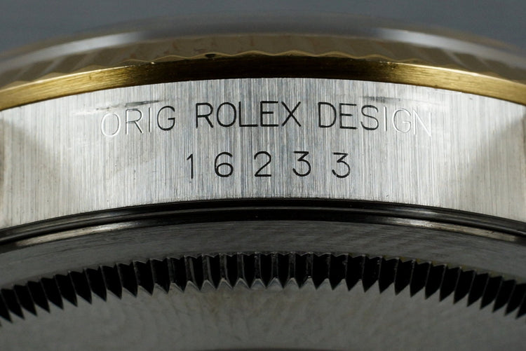 1993 Rolex Two Tone DateJust 16233 Matte Roman Numeral Dial