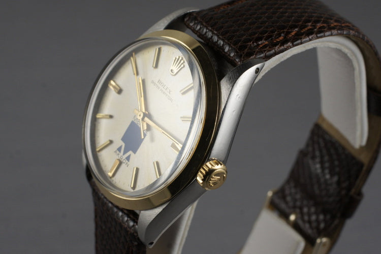 1966 Rolex Two Tone Oyster Perpetual 1002 with McNeil Akron Logo Dial