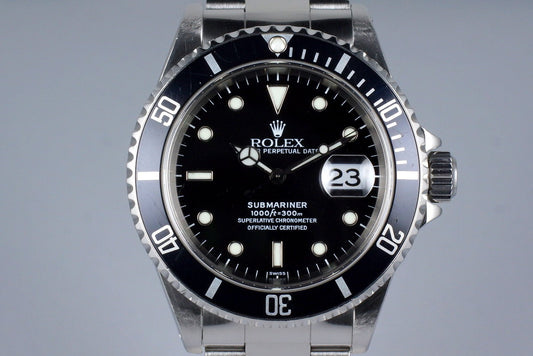 1999 Rolex Submariner 16610