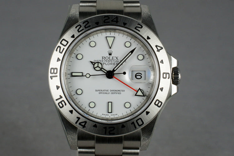 2012 Rolex Explorer II 16570 with Box and Papers New with 3186 Movement