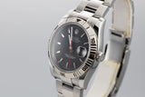 2006 Rolex Red DateJust Turn-O-Graph 116264 Black Dial with Box and Papers