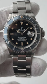 1986 Rolex Submariner 168000 With Box & Service Papers