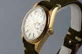 1972 Rolex YG Day-Date 1803 Silver Dial