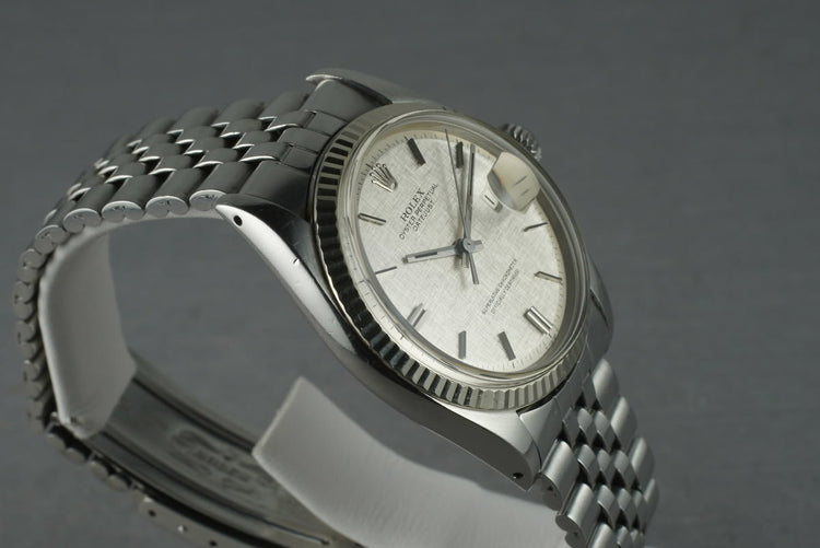 1970 Rolex Datejust 1601 with Silver Linen Dial