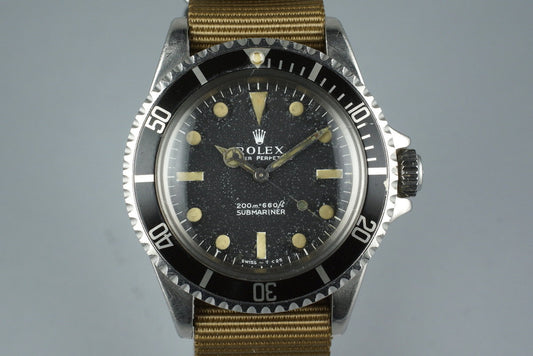 1967 Rolex Submariner 5513 Meters First