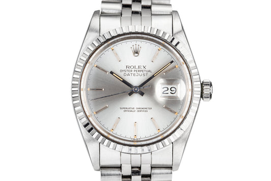 1985 Rolex DateJust 16030 Silver Dial